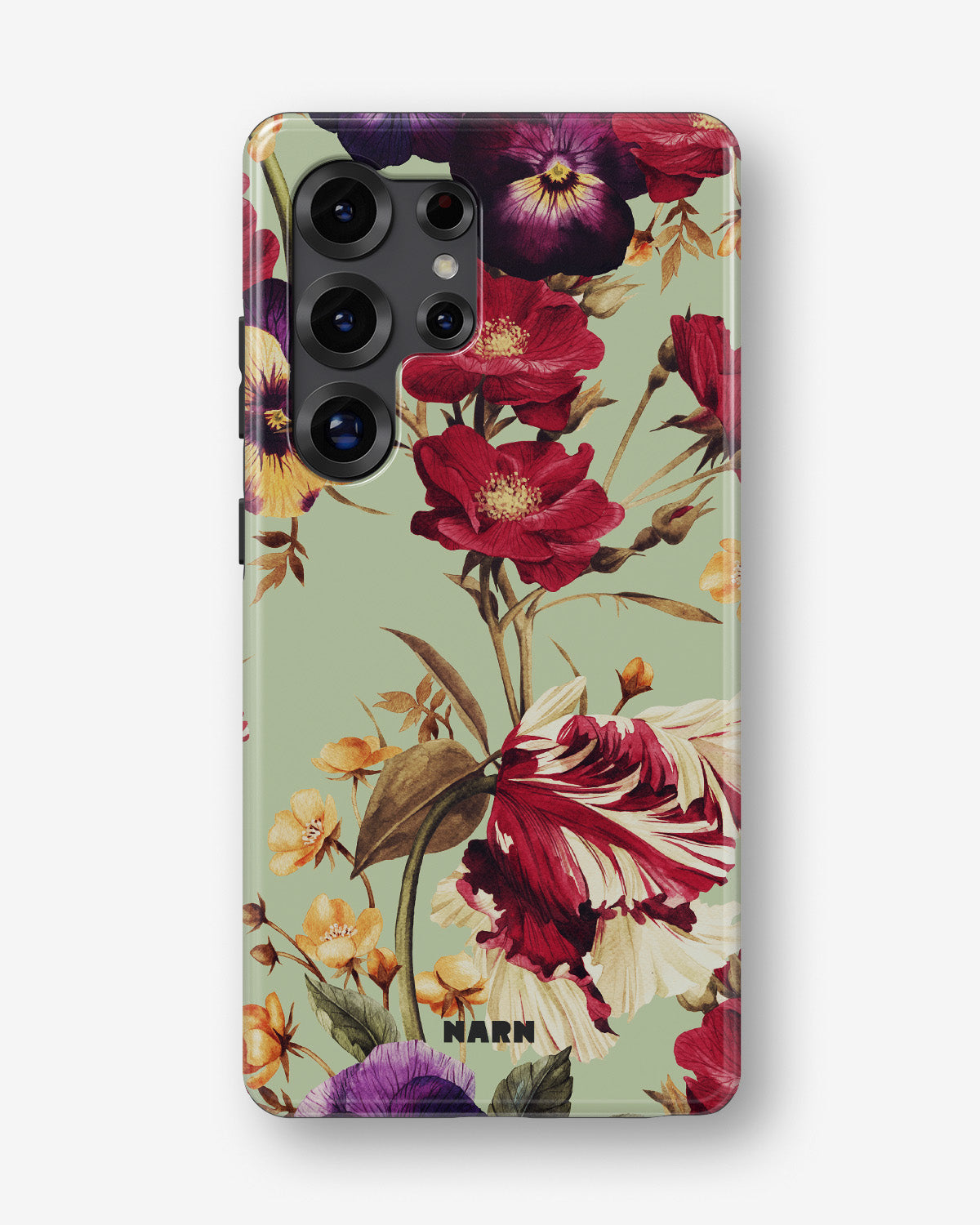 Samsung Galaxy S23 Ultra Tough Case – Pansy Pansy - View 1