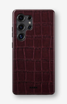 Samsung Galaxy S23 Ultra Tough Case – Rouge Croc - View 1