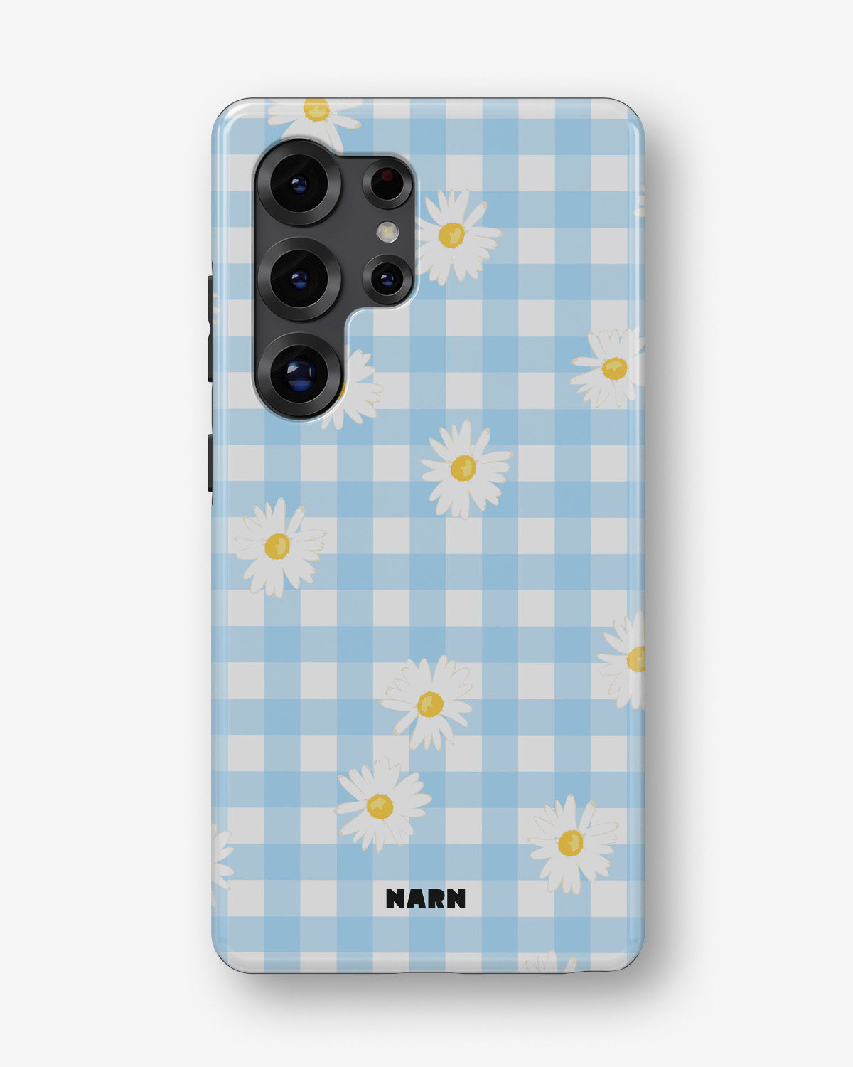 Samsung Galaxy S23 Ultra Tough Case – Blue Daisies - View 1
