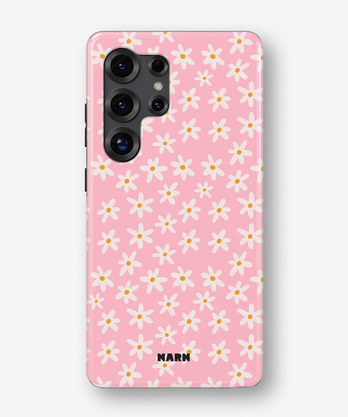 Samsung Galaxy S23 Ultra Tough Case – Pink Daisy - View 1