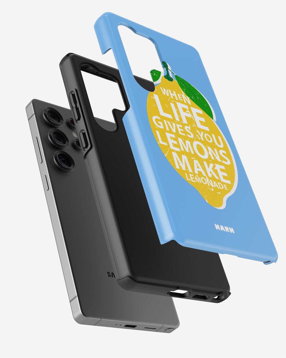 Samsung Galaxy S23 Ultra Tough Case – Lemon Quote - View 2
