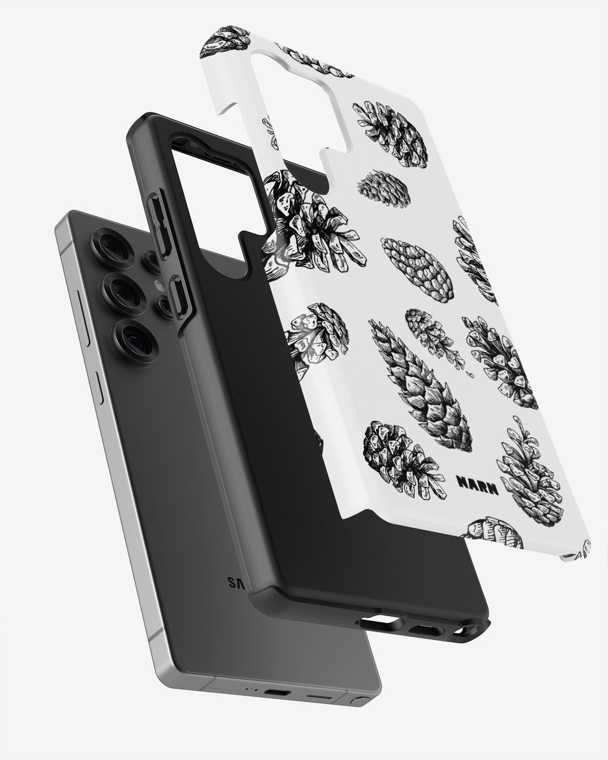 Samsung Galaxy S23 Ultra Tough Case – Pine Cones - View 2