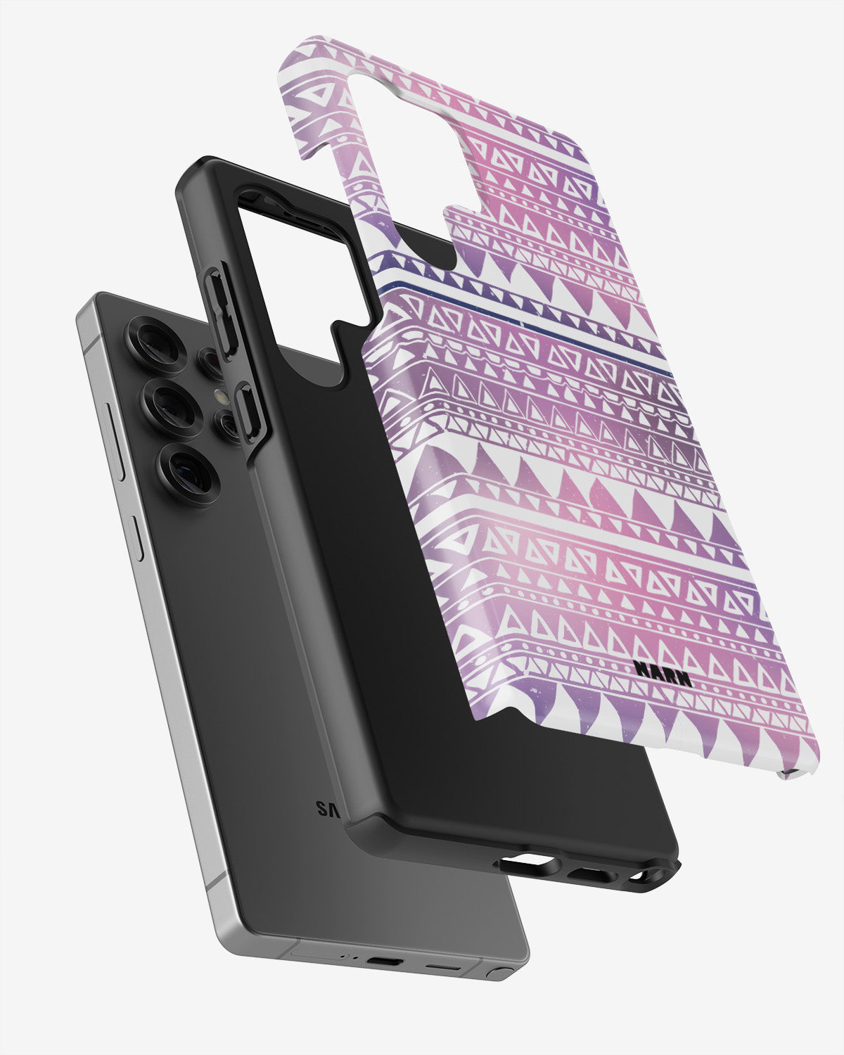 Samsung Galaxy S23 Ultra Tough Case – Purple Aztec - View 2