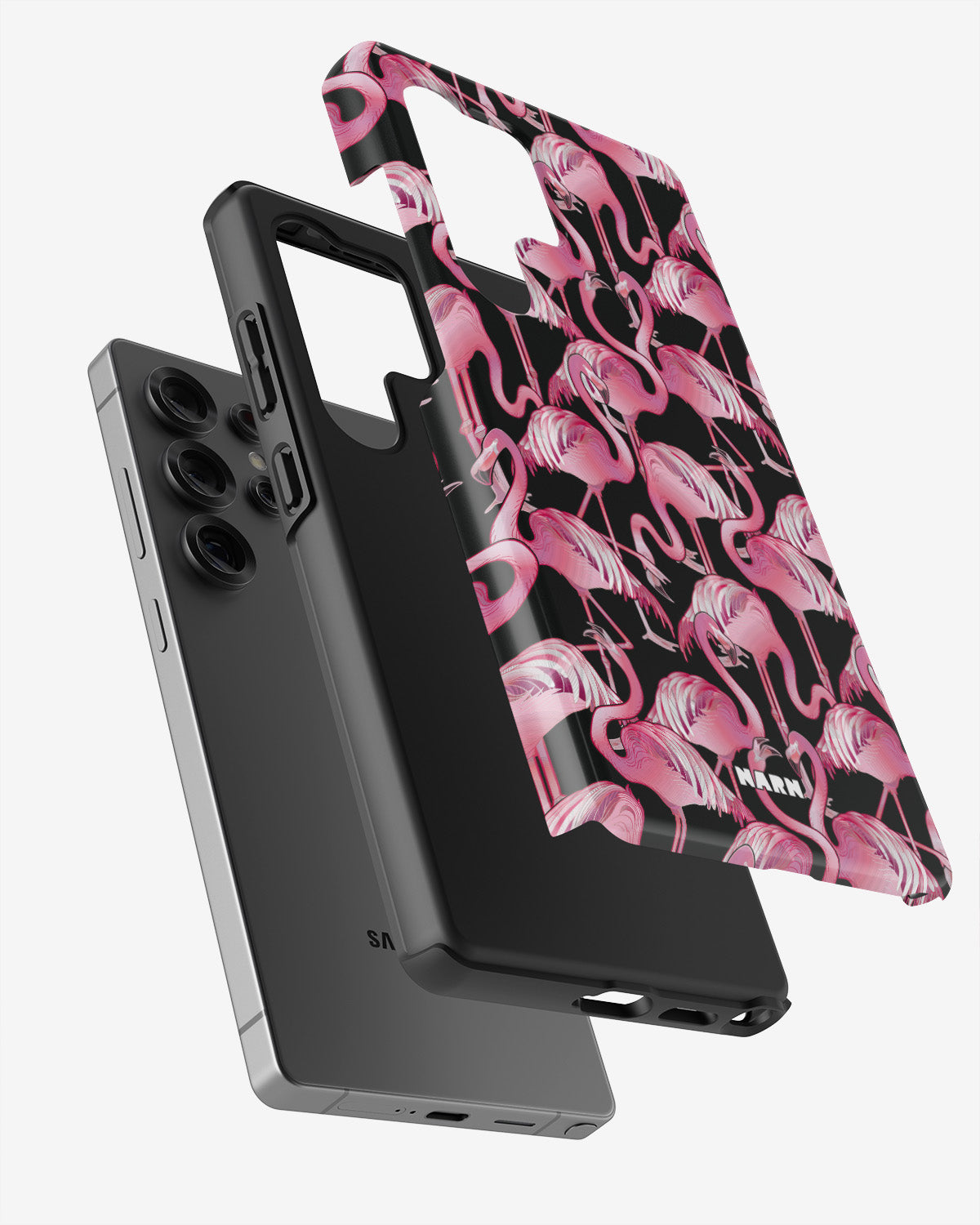 Samsung Galaxy S23 Ultra Tough Case – Flamingos - View 2