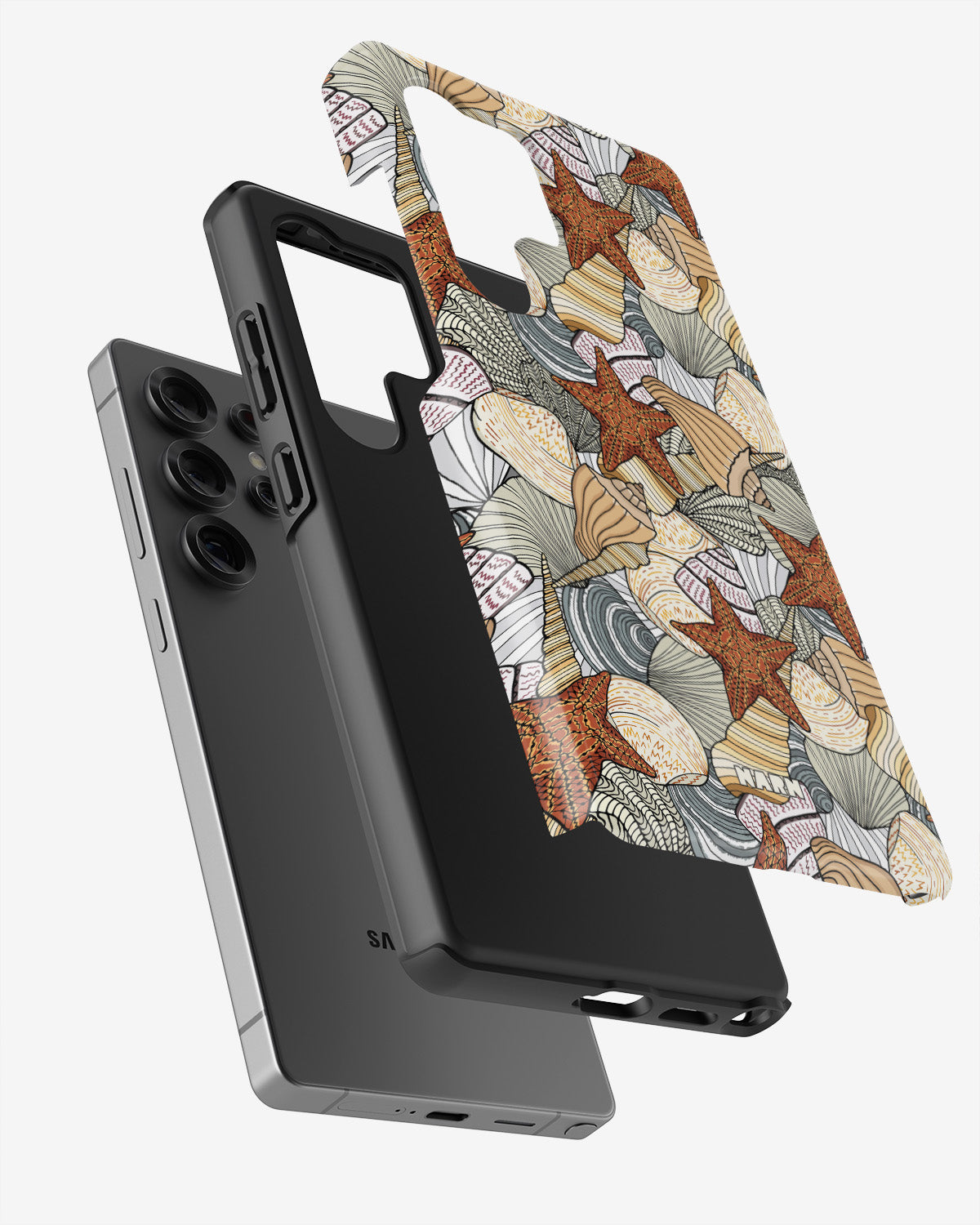 Samsung Galaxy S23 Ultra Tough Case – Sea Shells - View 2