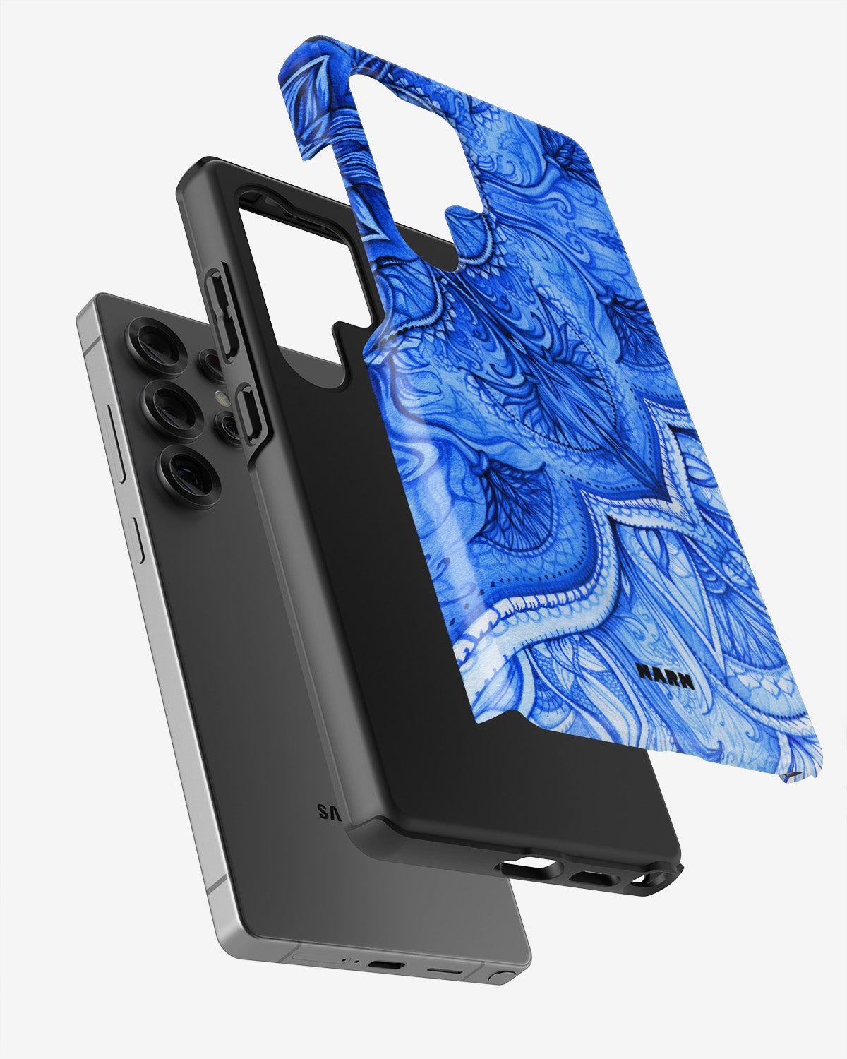 Samsung Galaxy S23 Ultra Tough Case – Blue Vintage - View 2