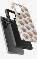 Samsung Galaxy S23 Ultra Tough Case – Pink Marble Waves - View 2
