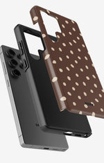Samsung Galaxy S23 Ultra Tough Case – Choco Dots - View 2