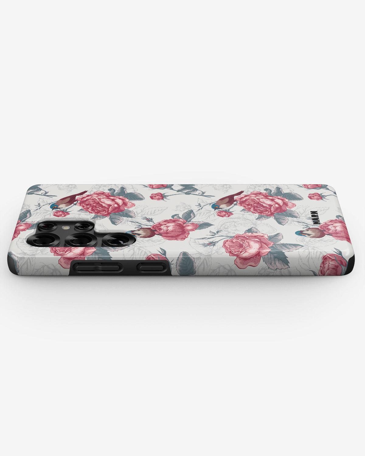 Samsung Galaxy S23 Ultra Tough Case – Birds Among Roses - View 3