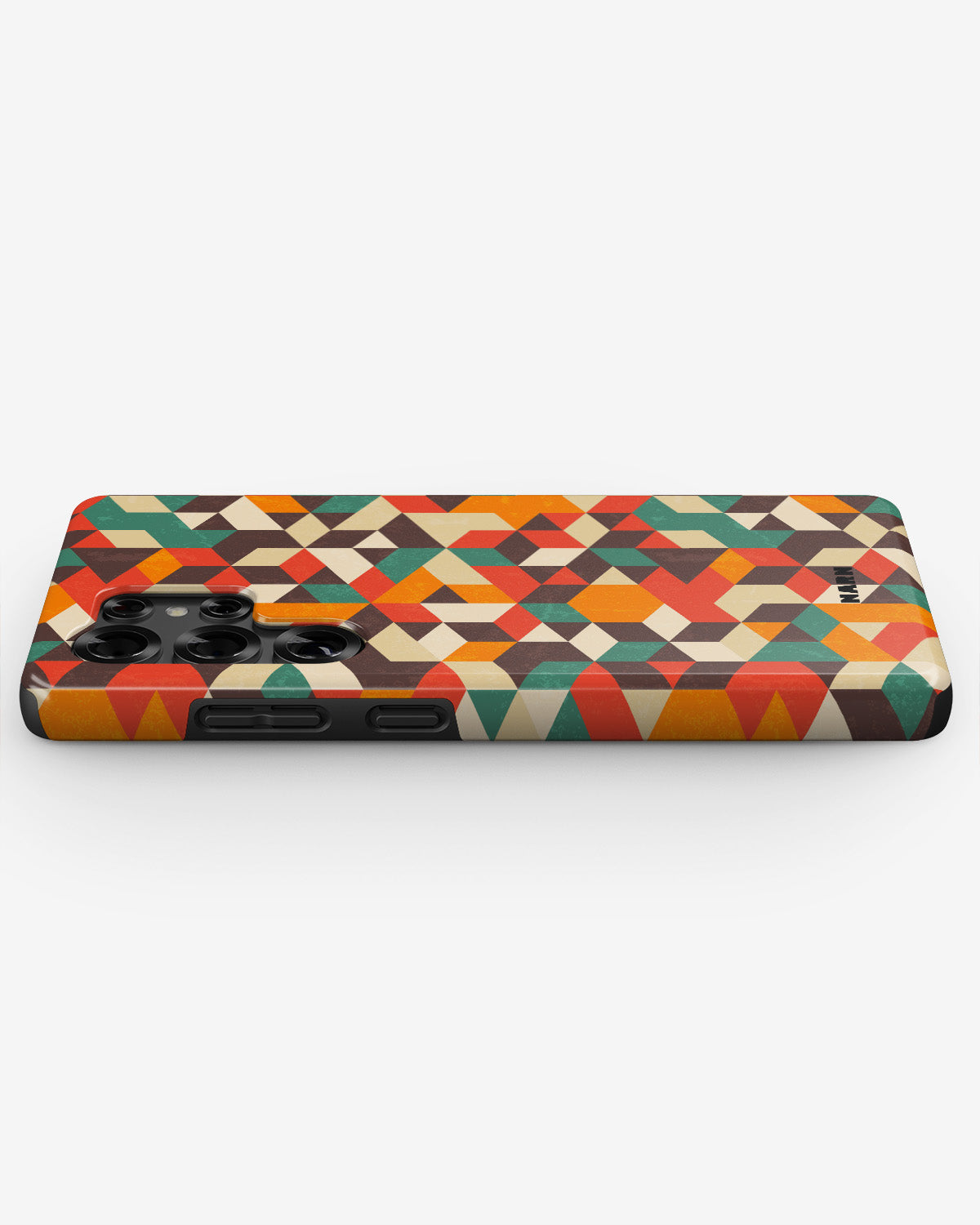 Samsung Galaxy S23 Ultra Tough Case – Retro Geometric - View 3