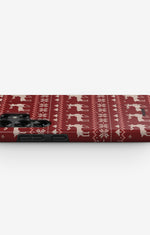 Samsung Galaxy S23 Ultra Tough Case – Reindeer Knit - View 3