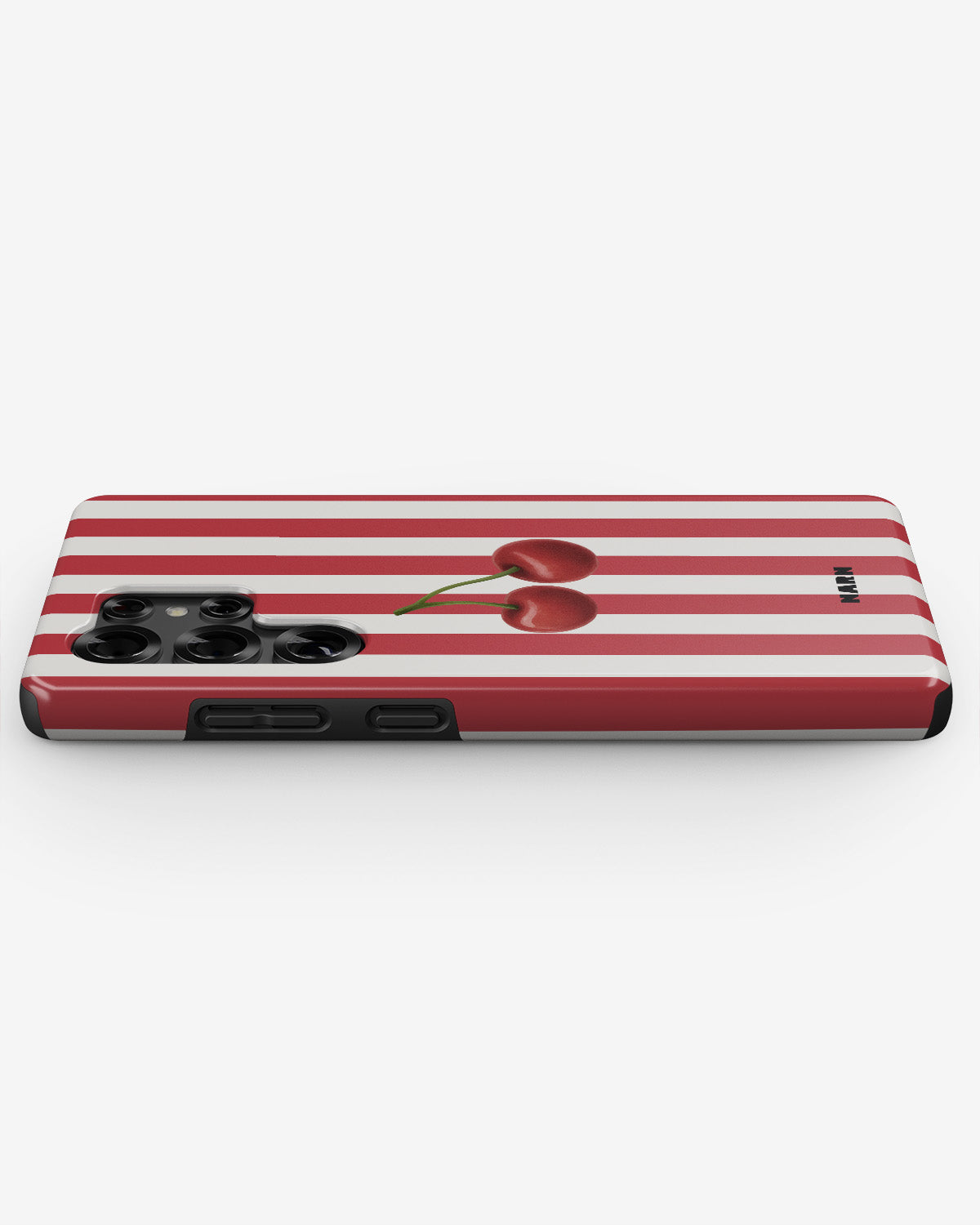 Samsung Galaxy S23 Ultra Tough Case – Cherry Stripes - View 3