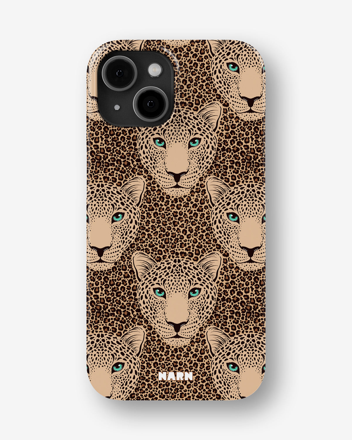 iPhone 15 Slim Case - Leopard Gaze - View 1