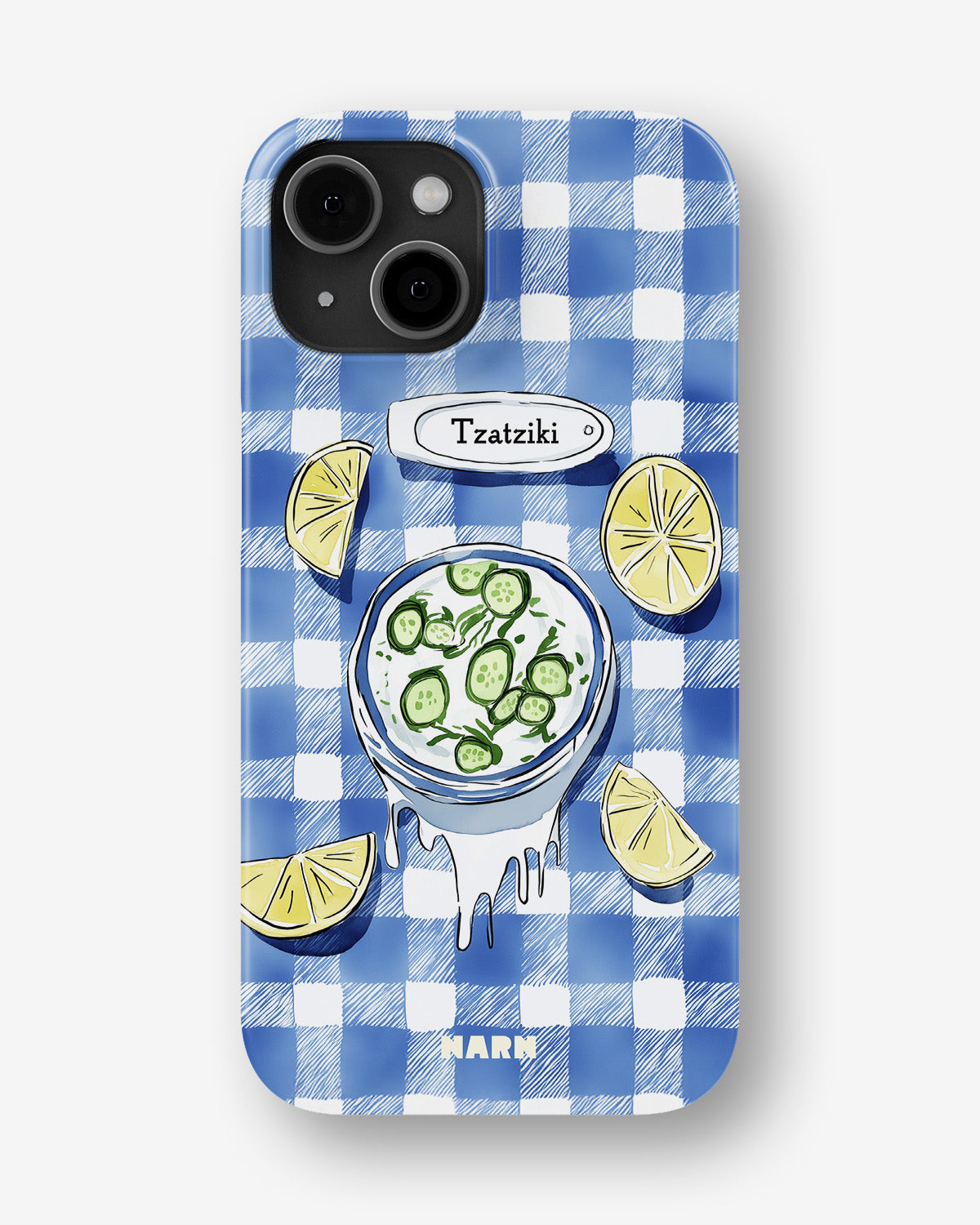 iPhone 15 Slim Case - Tzatziki Time - View 1