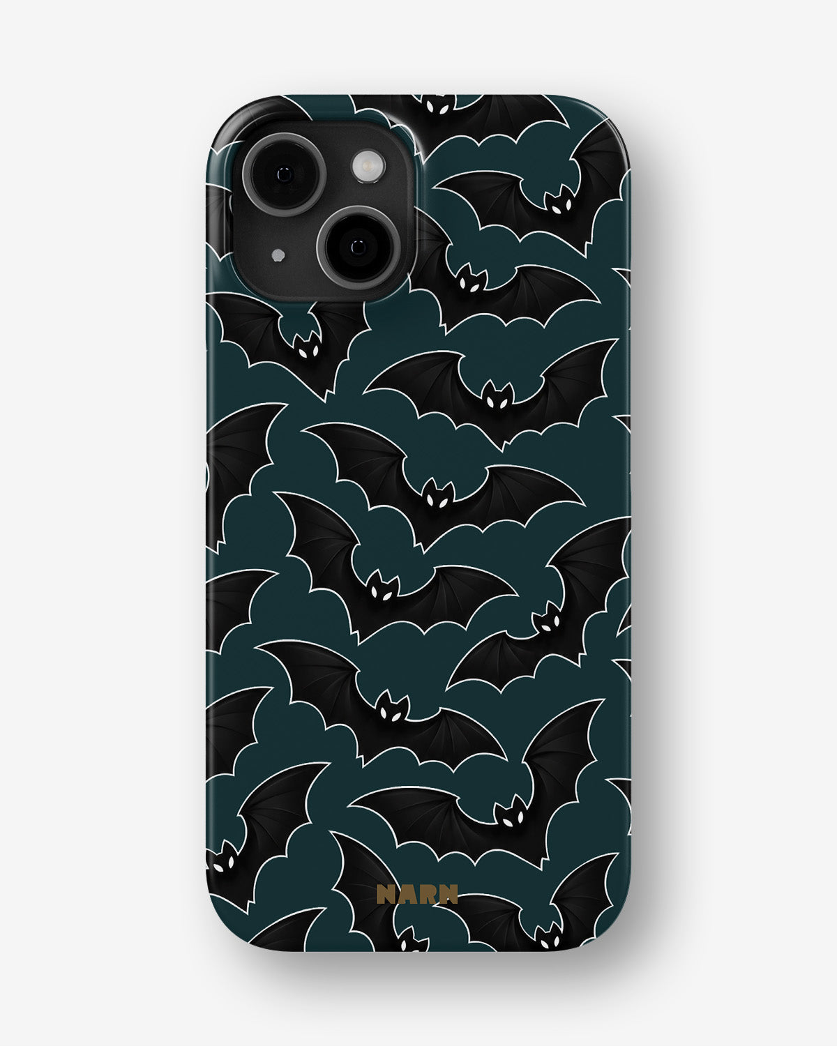 iPhone 15 Slim Case - Midnight Bats - View 1