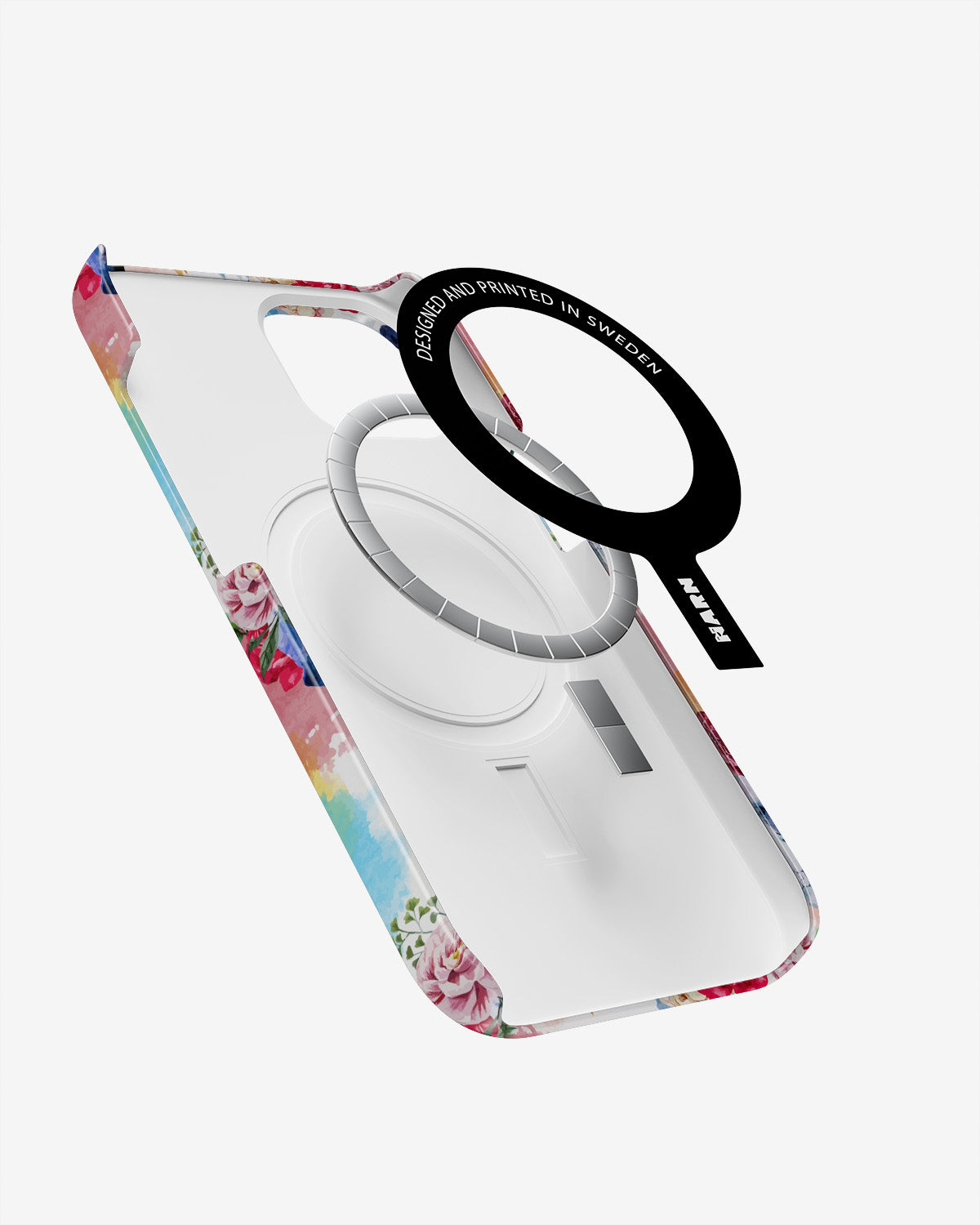 iPhone 15 Slim Case - Flowered Skulls - View 2
