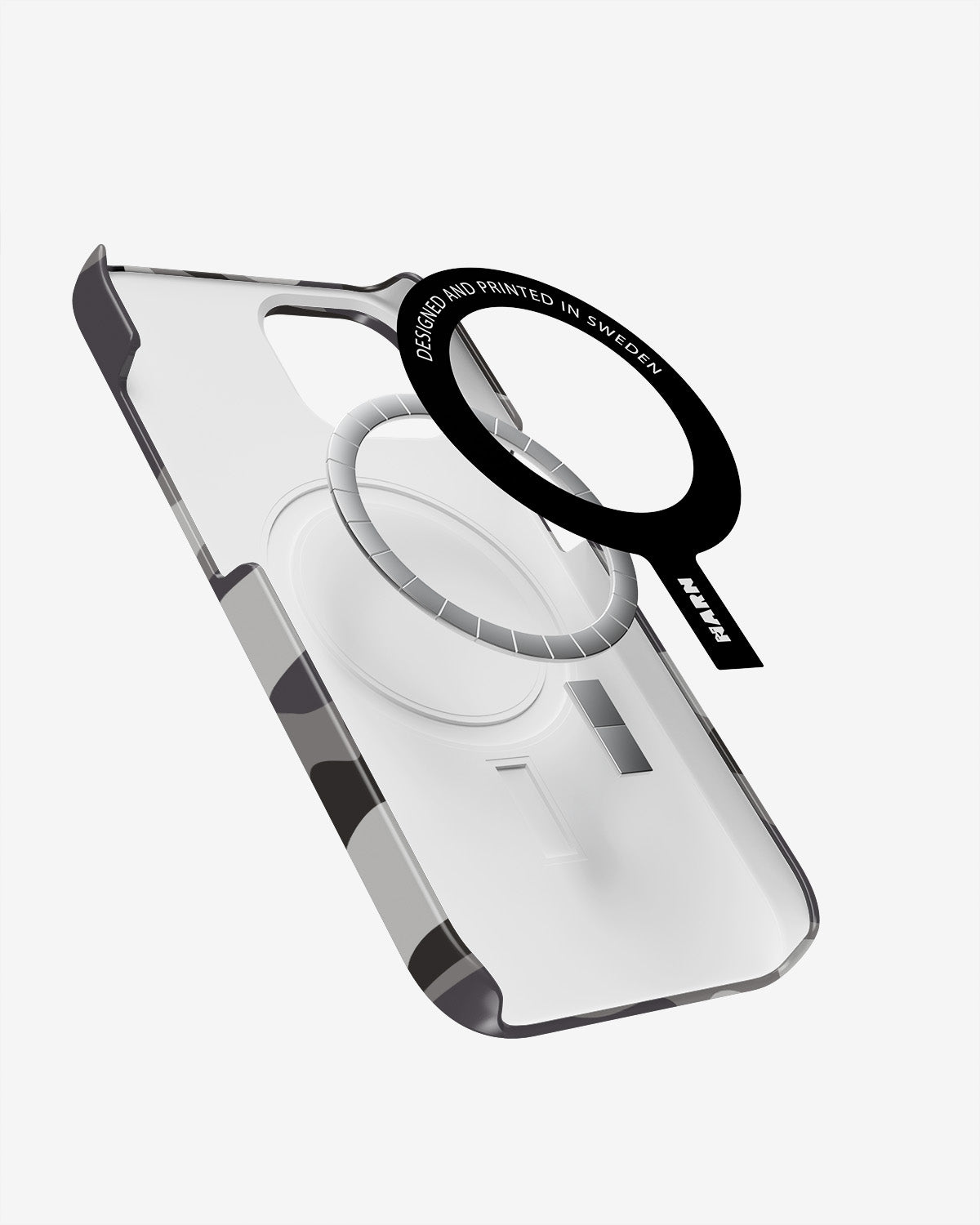 iPhone 15 Slim Case - Grey Camo - View 2