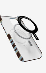 iPhone 15 Slim Case - Latte Lines - View 2