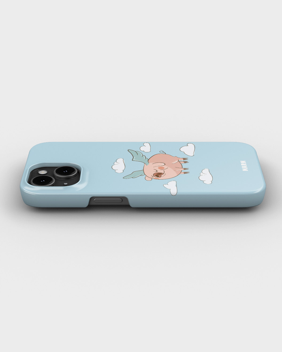 iPhone 15 Slim Case - Dreamy Pig - View 3