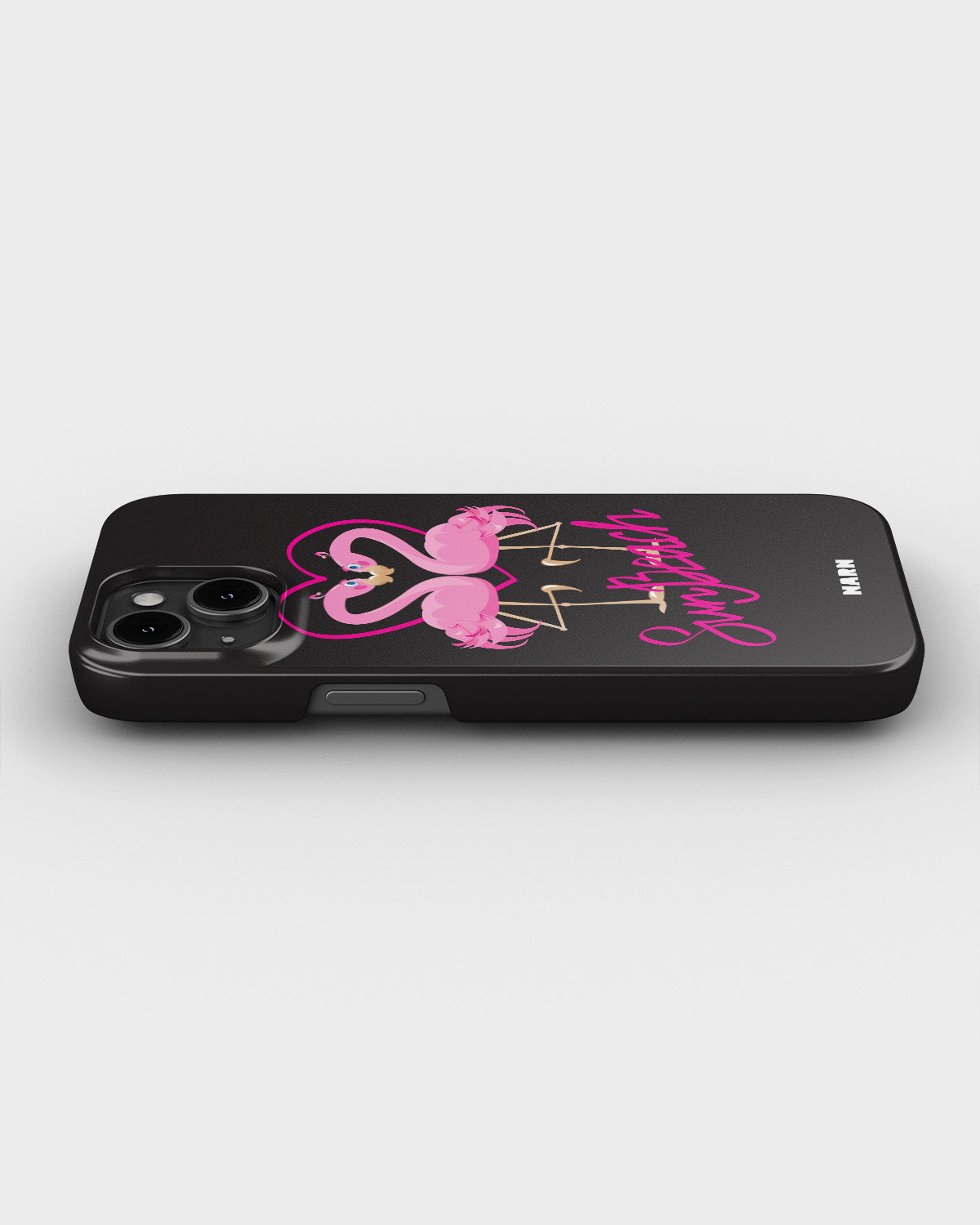 iPhone 15 Slim Case - Beach Flamingo - View 3