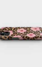 iPhone 15 Slim Case - Leopard Flower - View 3