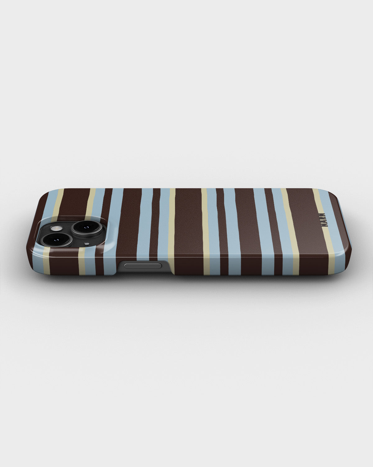 iPhone 15 Slim Case - Latte Lines - View 3