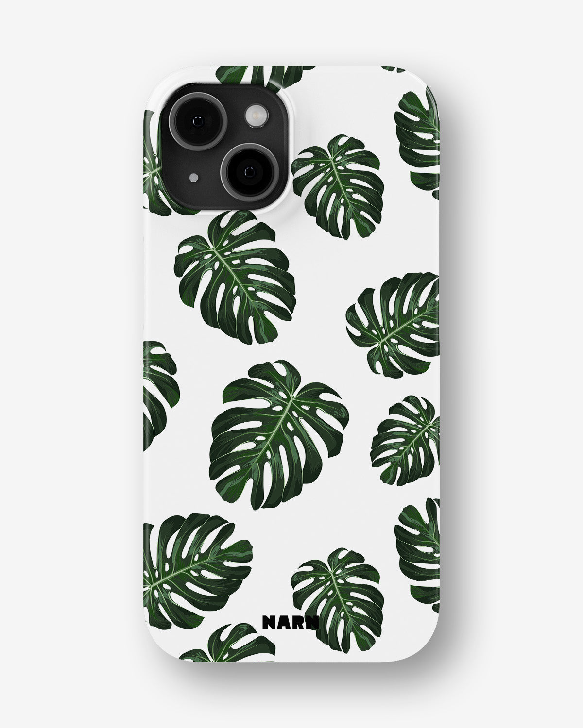 iPhone 14 Slim Case - Monstera Pattern - View 1