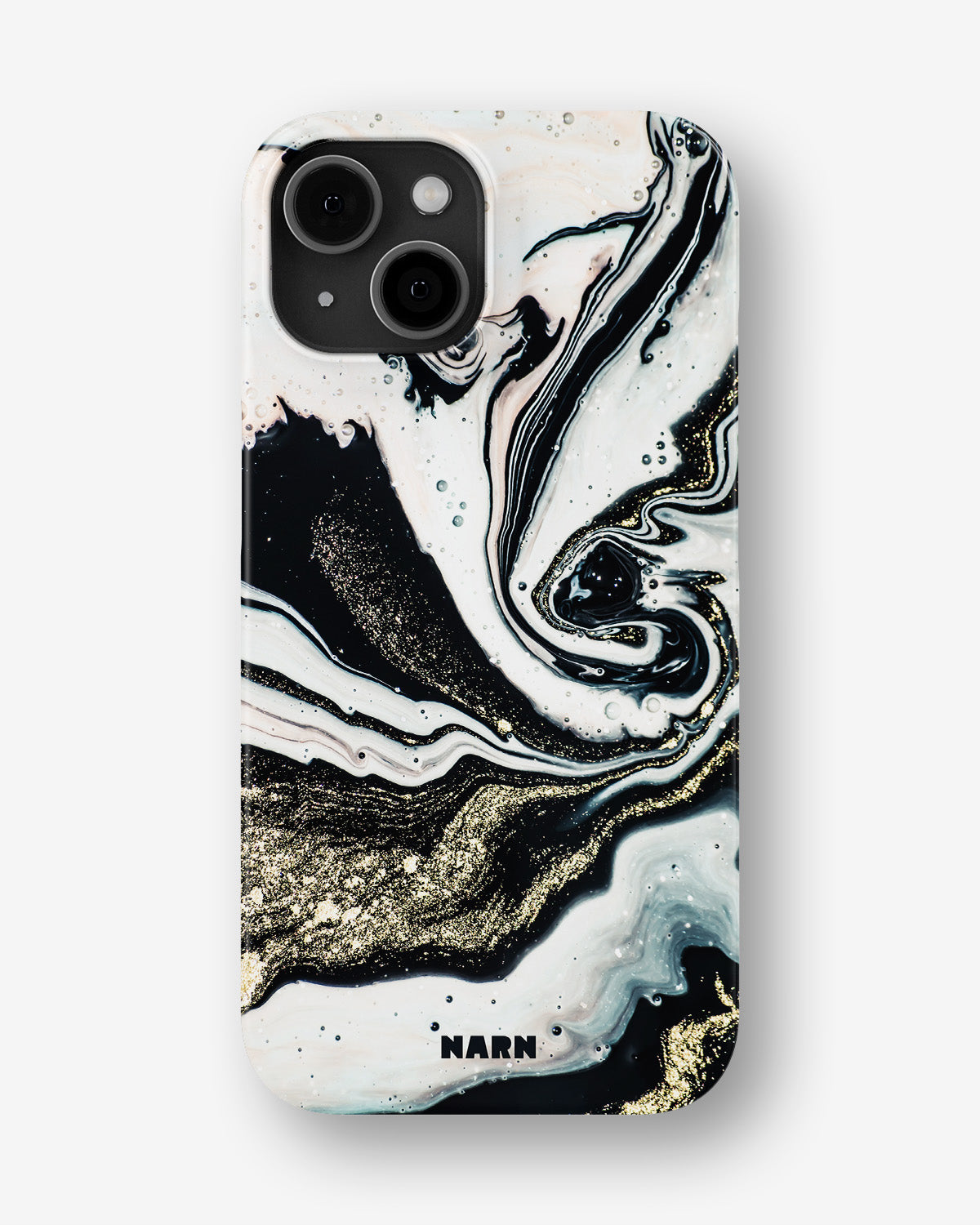 iPhone 14 Slim Case - Golden Swirl - View 1