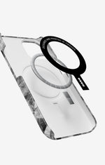 iPhone 14 Slim Case - Grey Crystals - View 2