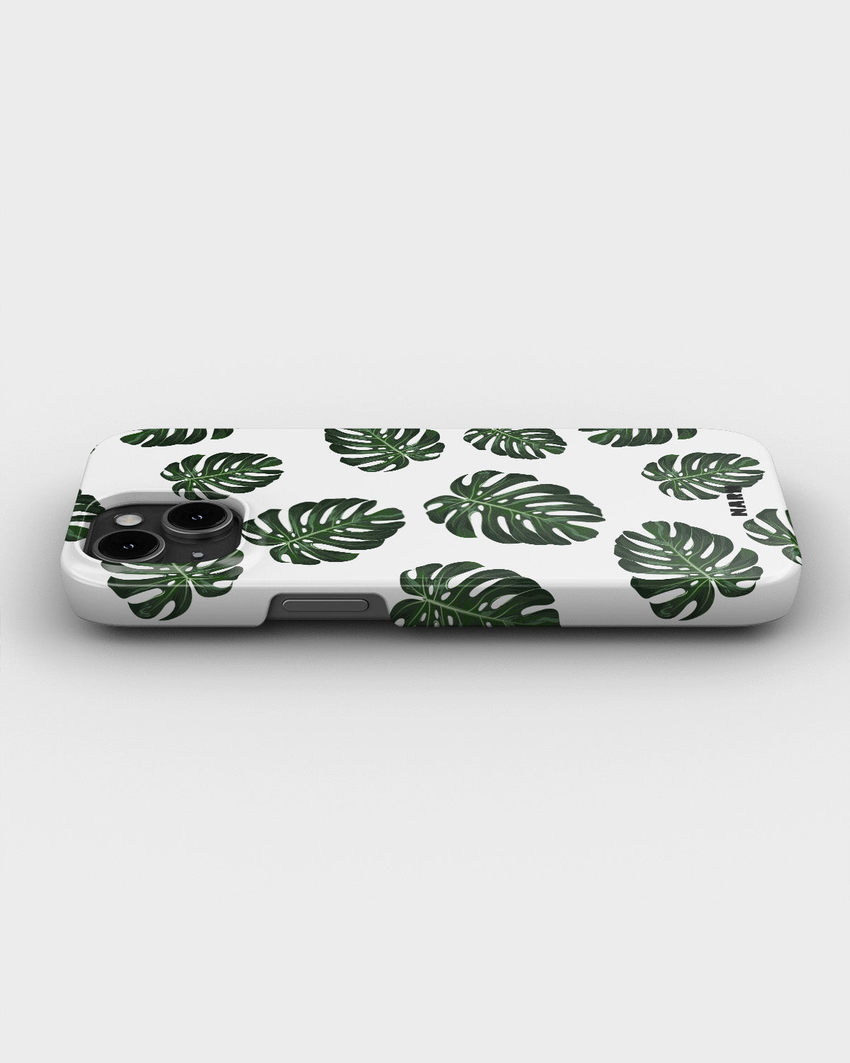 iPhone 14 Slim Case - Monstera Pattern - View 3