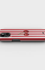 iPhone 14 Slim Case - Cherry Stripes - View 3
