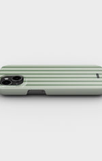 iPhone 14 Slim Case - Sage Stripes - View 3