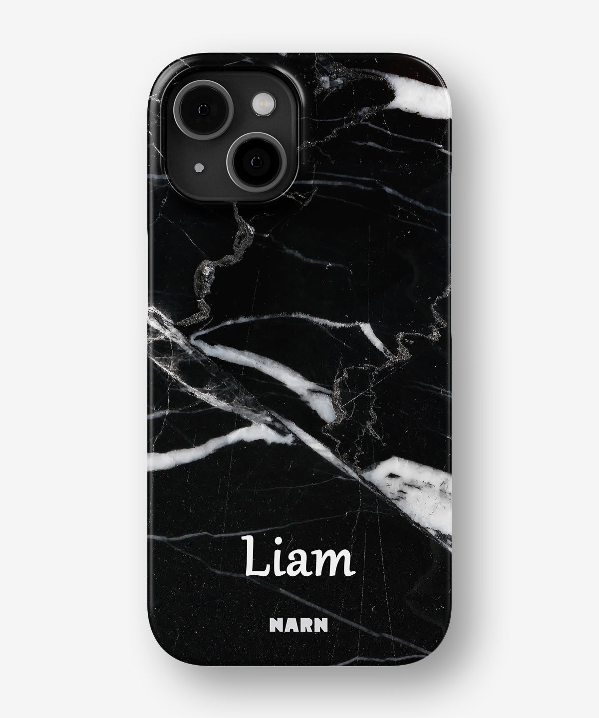 iPhone 13 Slim Case - Custom - Black Marble - View 1