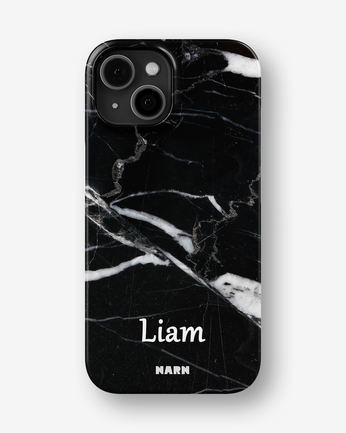 iPhone 13 Slim Case - Custom - Black Marble - View 1