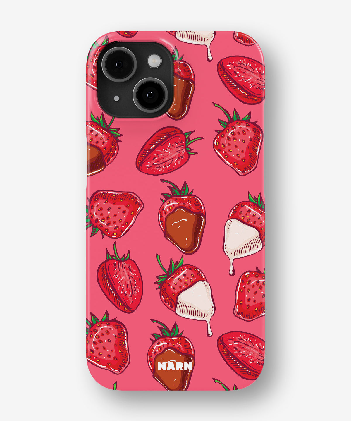 iPhone 13 Slim Case - Strawberry Chocolate - View 1