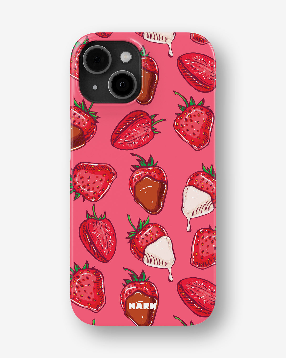 iPhone 13 Slim Case - Strawberry Chocolate - View 1