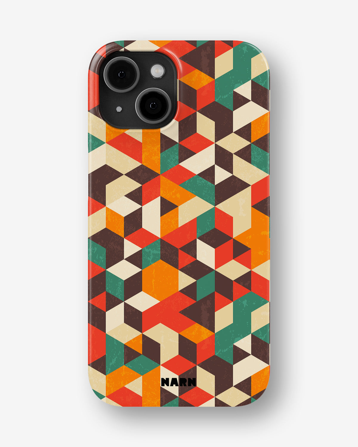 iPhone 13 Slim Case - Retro Geometric - View 1