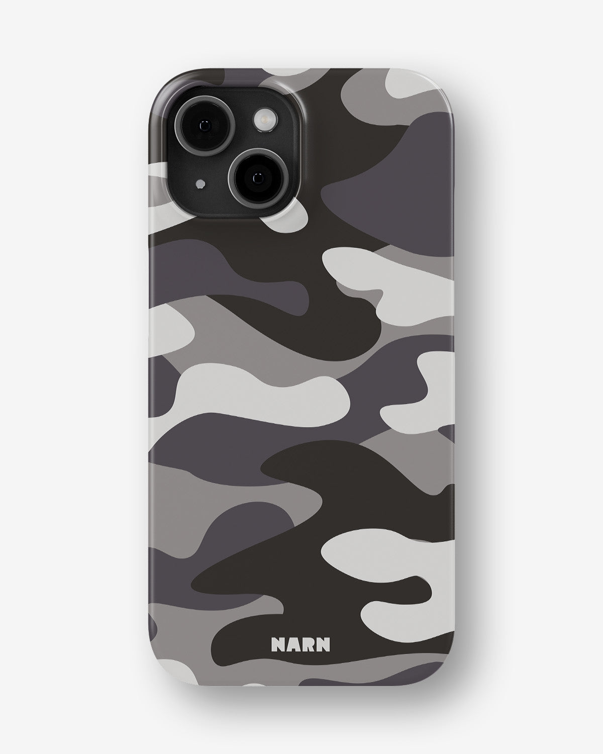 iPhone 13 Slim Case - Grey Camo - View 1