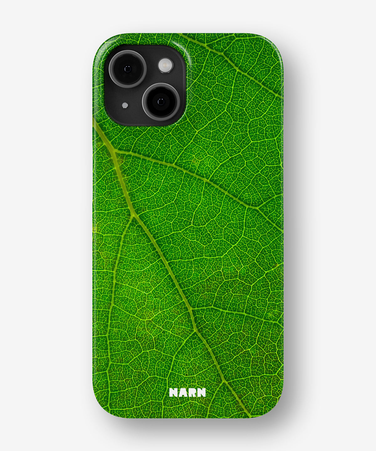 iPhone 13 Slim Case - Green Leafy - View 1