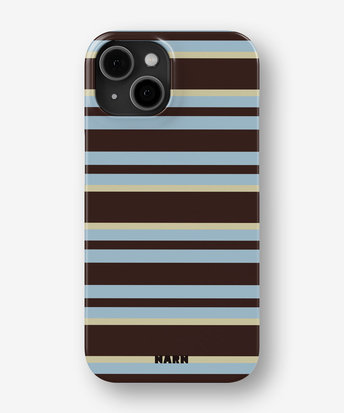 iPhone 13 Slim Case - Latte Lines - View 1