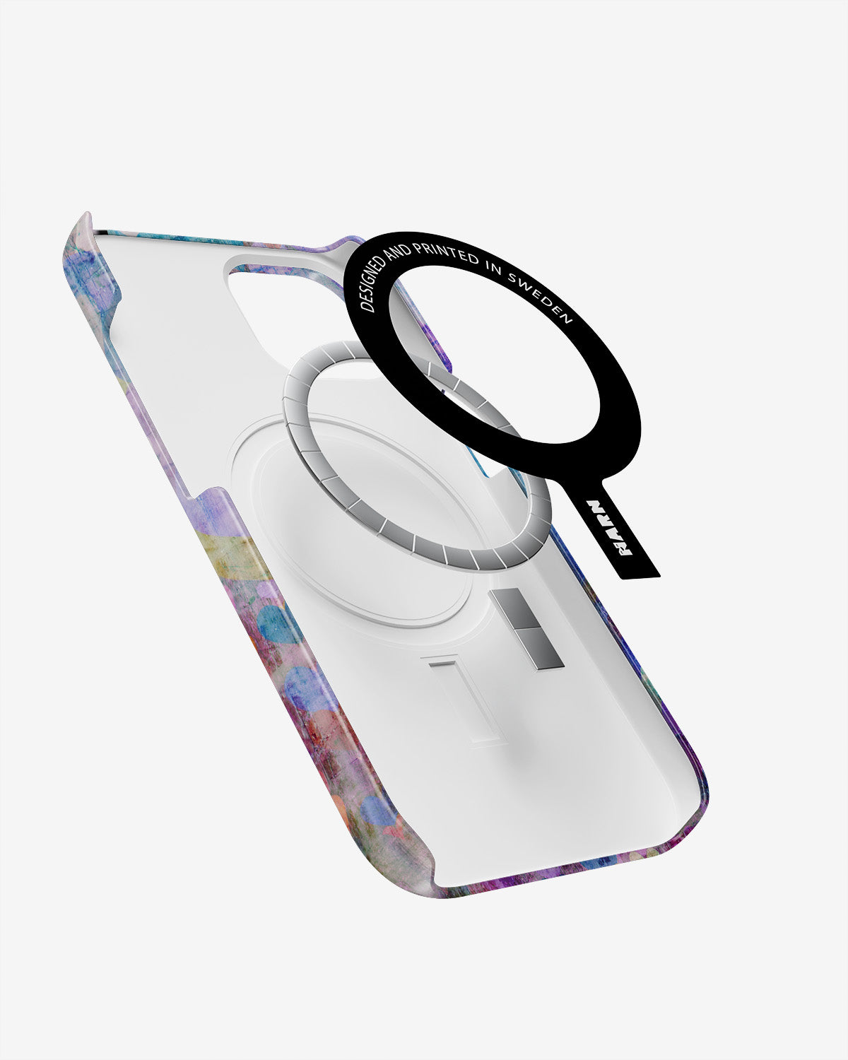 iPhone 13 Slim Case - Purple Hearts - View 2
