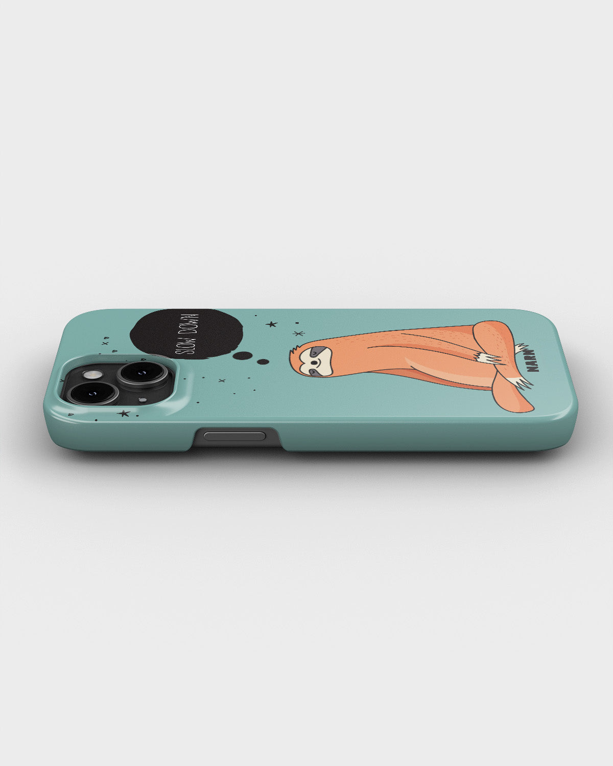 iPhone 13 Slim Case - Slow Down Sloth - View 3