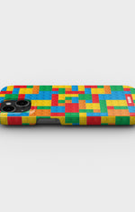 iPhone 13 Slim Case - Building Bricks - View 3