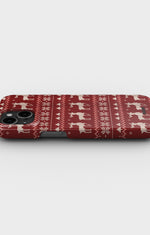 iPhone 13 Slim Case - Reindeer Knit - View 3