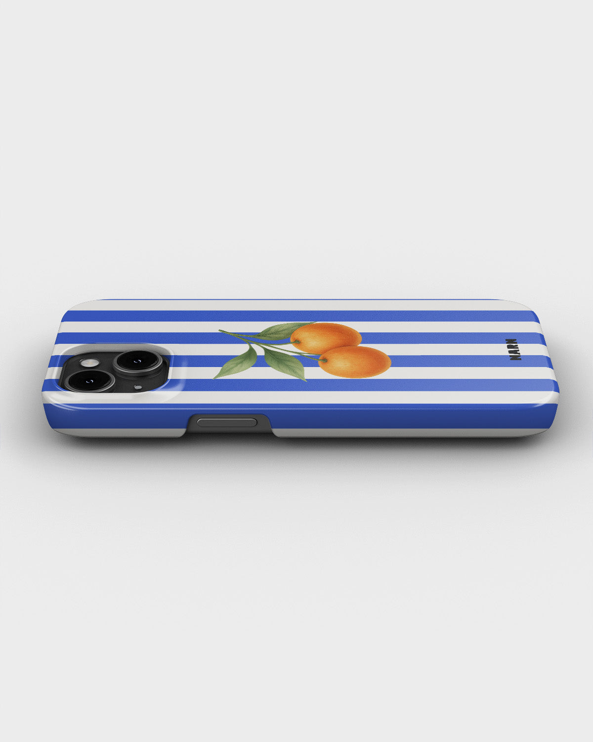 iPhone 13 Slim Case - Orange Stripes - View 3