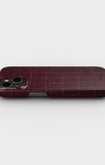 iPhone 13 Slim Case - Rouge Croc - View 3