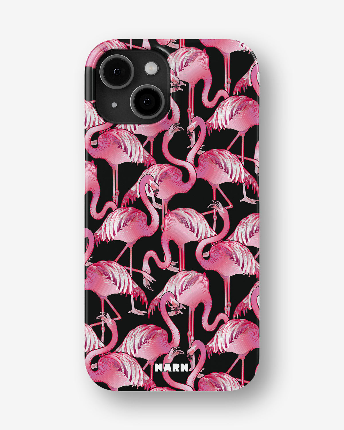 iPhone 12 / iPhone 12 Pro Slim Case - Flamingos - View 1