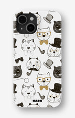 iPhone 12 / iPhone 12 Pro Slim Case - Cartoon Cats - View 1