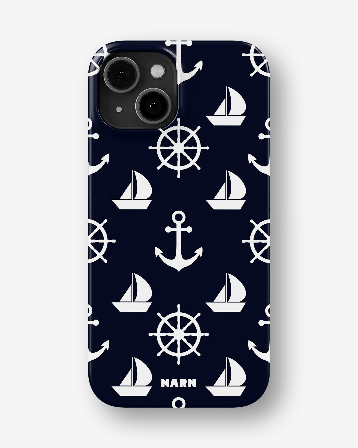 iPhone 12 / iPhone 12 Pro Slim Case - Deep Blue Voyage - View 1