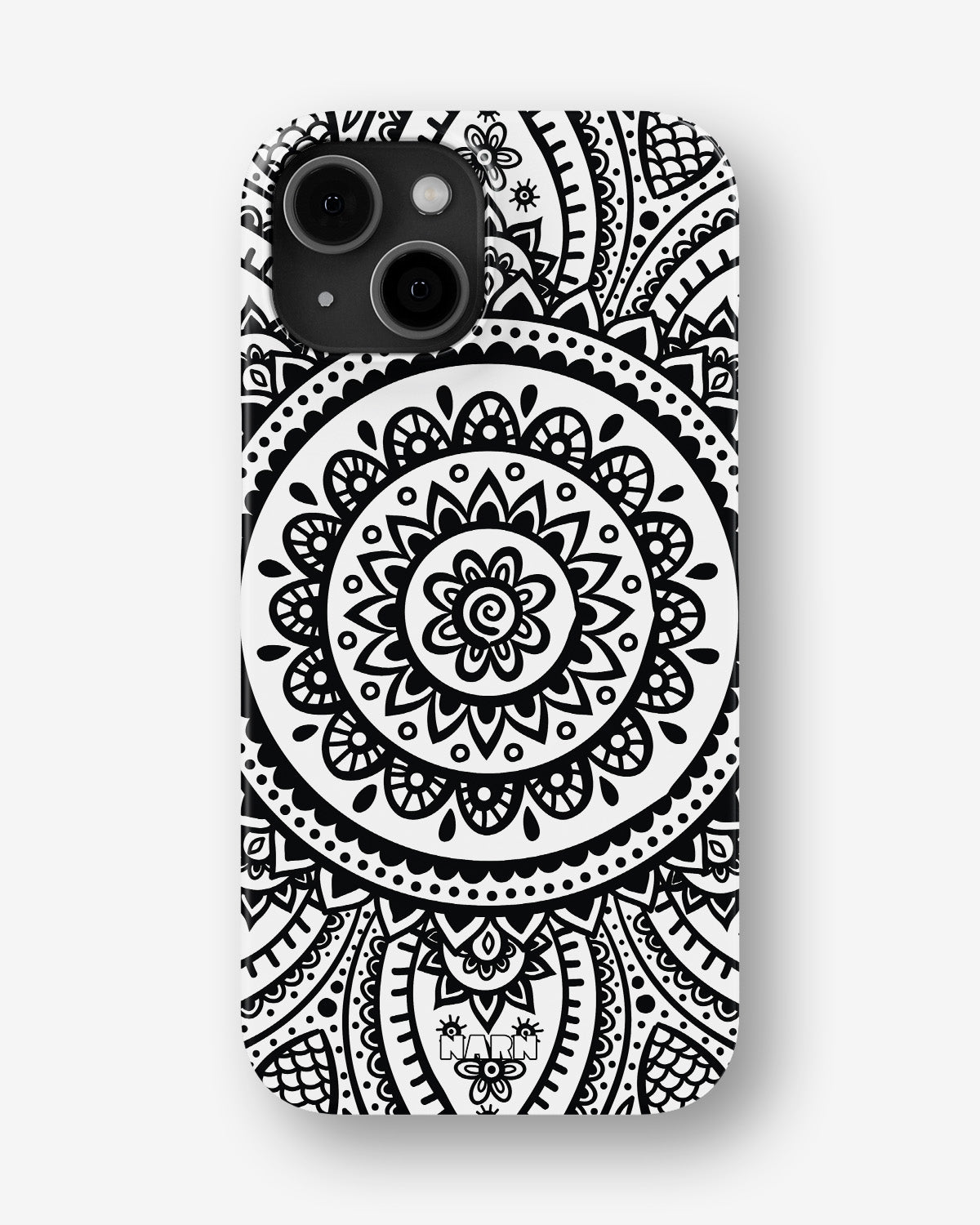 iPhone 12 / iPhone 12 Pro Slim Case - Henna Mandala - View 1